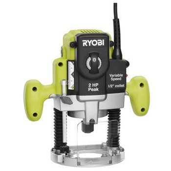 Ryobi ZRRE180PL1G 10-Amp 2 Peak HP EVS Plunge Router Renewed