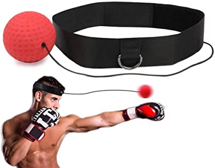 AUKEWIN Boxing Reflex Ball,Boxing Training Ball,Suit for Reaction, Agility, Punching Speed, Fight Skill and Hand Eye Coordination Training