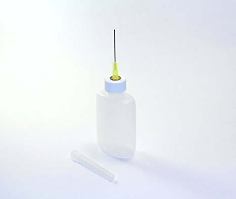 Gaunt Industries HYPO-350 - Jewelery Maker Flux Dispenser - 1-1/4 Ounce Clear Plastic LDPE Bottle with 20 Gauge Blunt Needle tip
