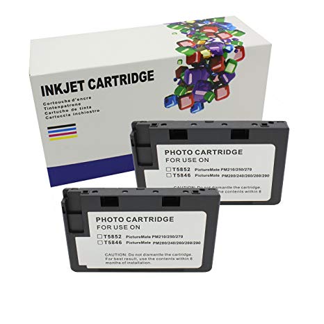 Hi Ink 2Packs T5846 for use of PictureMate Dash - PM 260, PictureMate Flash - PM 280, PictureMate Pal - PM 200,PictureMate Snap - PM 240, PictureMate Zoom - PM 290