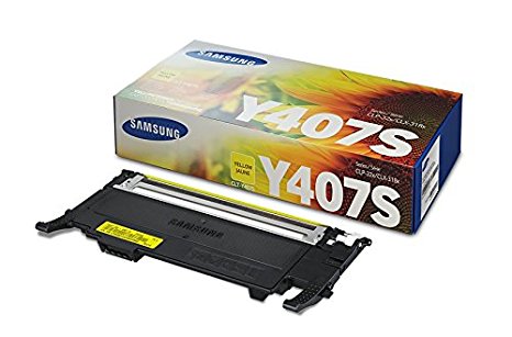 Samsung CLT-Y407S Toner Cartridge for CLP-325W and CLX-3185FW - Yellow