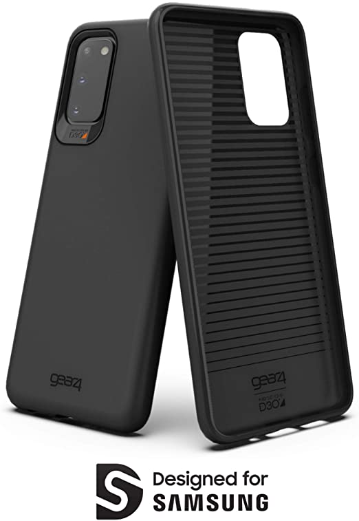 GEAR4 Holborn Designed for Samsung Galaxy S20 Case, Advanced Impact Protection by D3O - Black