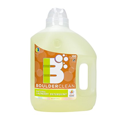 Boulder Clean Natural Laundry Detergent, Fresh Citrus, 100 Fluid Ounce