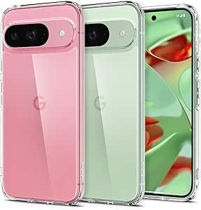 Spigen Case for Pixel 9 / Pixel 9 Pro Case [Made for Google], Ultra Hybrid Designed for Google Pixel 9 / Pixel 9 Pro - Crystal Clear