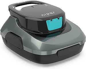 AIPER Scuba SE 2024 Robotic Pool Cleaner, Cordless Robotic Pool Vacuum, Lasts up to 90 Mins, Ideal for above Ground Pools, Automatic Cleaning with Self-Parking Capabilities