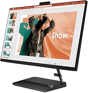 Lenovo IdeaCentre 3 AIO | 27" FHD IPS Touchscreen Display | Core i7-13620H | 16GB DDR4 RAM | 1TB NVMe M.2 SSD | Wi-Fi 6 | HDMI | Black | Windows 11 Home (Renewed)