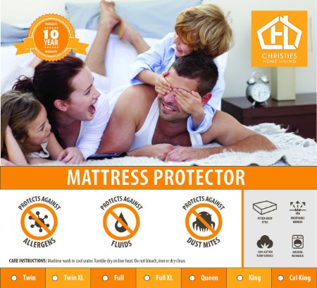 100% Waterproof Cotton Touch Mattress Protector (Twin Extra Long)