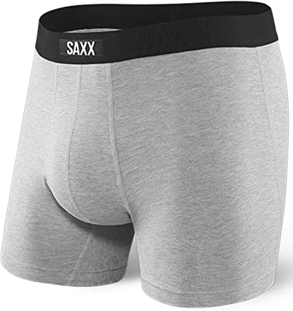 Saxx Underwear Men's Boxer Briefs – Undercover Men’s Underwear – Boxer Briefs with Fly and Built-in Ballpark Pouch Support