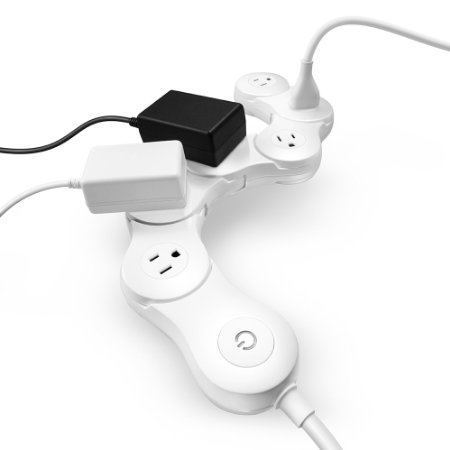 Quirky PPVP2-WH01 Pivot Power 2.0, White