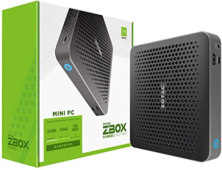 ZOTAC ZBOX Edge MI643 Ultra-Thin Mini PC 10th Gen Intel Core i5-10210U, Intel UHD Graphics, No Memory/Storage/OS Barebones System, ZBOX-MI643-U