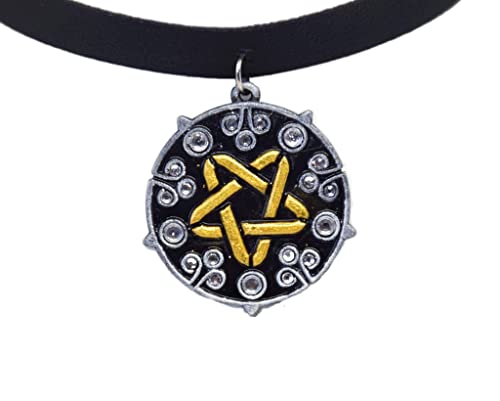 Yennefer necklace with rhinestones