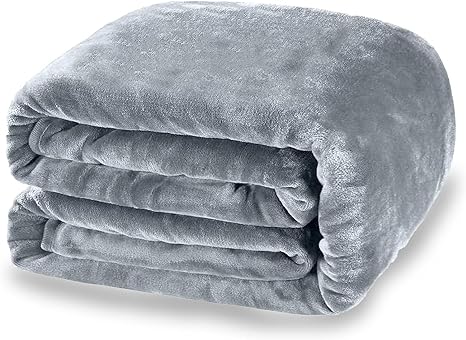 Weighted Idea Weighted Blanket Queen Size 60''x80'' 30lbs Soft Weighted Blankets for Adult All-Season with Premium Glass Beads for Sleep Partner (Dark Grey)