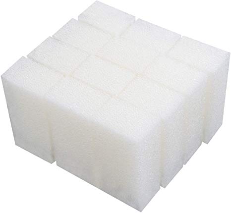 LTWHOME Foam Filter Pads Fit for Aqua Clear 50/200 AquaClear 50-Gallon (Pack of 12)