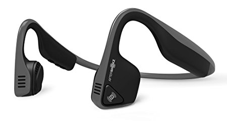 Aftershokz Trekz Titanium MINI Wireless Bluetooth Bone Conduction Headphones (Slate Grey)