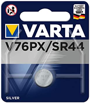 Varta V76PX/ SR44 Silver Battery - Pack of 1