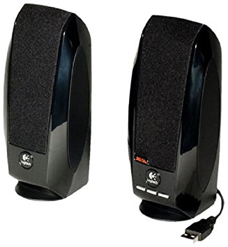 Logitech S-150 2.0 Speaker System -1.2 W RMS -Black -90 Hz -20 kHz -USB