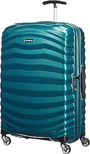 Samsonite Lite-Shock Suitcase 4 Wheel Spinner 69cm Petrol Blue