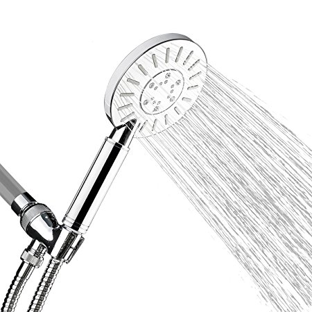 AKDY Hybrid Efficient Combination Water Saving Multi-Function Massage Jet Modern Luxury Bathroom Shower Head Handheld Wand (SH0014)