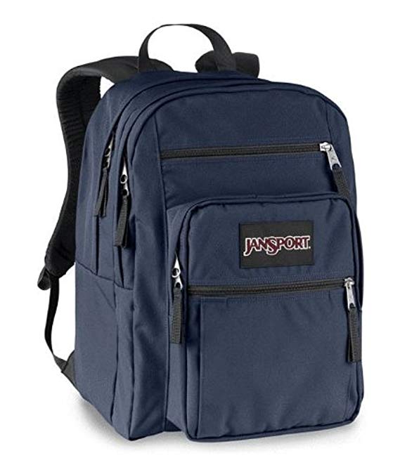 Jansport Big Student Rucksack - Deep Navy, 44 x 33 x 25cm