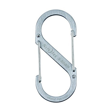 Nite Ize Size-4 S-Biner Dual Spring Gate Carabiner, Stainless