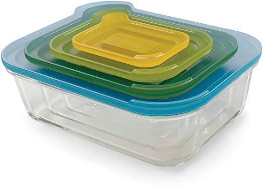 Joseph Joseph Nest Glass Storage Dishes - Multi-Colour, Set of 4