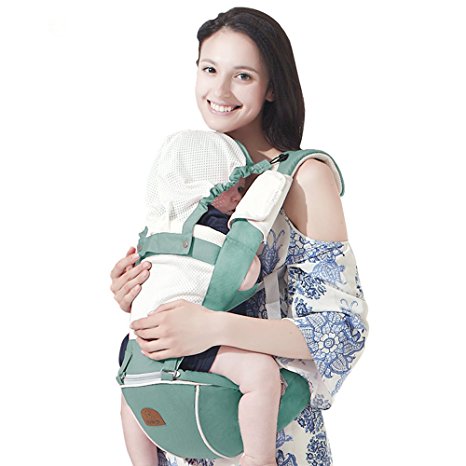 Bebamour New Style Designer Sling and Baby Carrier 2 in 1 ,Green