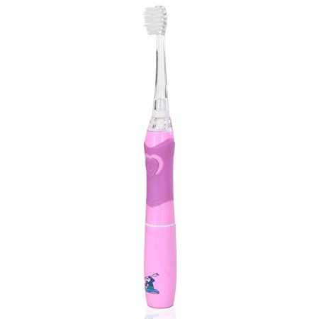 Poseidon Children's Sonic Toothbrush with LED Lights (Pink)