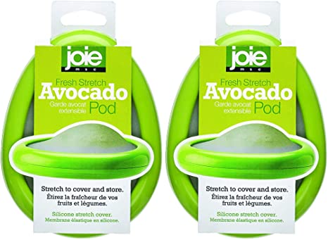 MSC International Joie Fresh Stretch Pod for Avocados, LFGB Approved, One Size, Green - 2 Pack