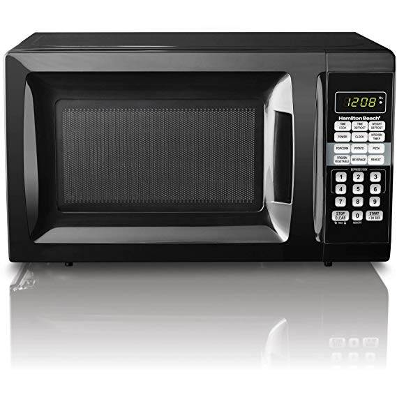 Child-Safe Lockout Feature | Hamilton Beach 0.7 cu ft Microwave Oven