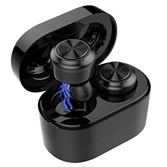 Wireless Earbuds,AYNGWRNB E18 Latest Bluetooth 5.0 True Lightweight Wireless Bluetooth Headphones 15h Playtime 3D Stereo Sound Portable Charging Box with Magnetic