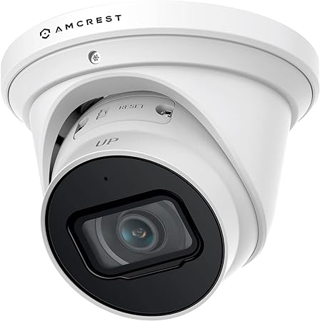 Amcrest 4K Optical Zoom IP Camera, Varifocal 8MP Outdoor POE Camera Turret, Security Camera, 2.7mm~13.5mm Lens, IP67 Weatherproof, MicroSD Recording (IP8M-VT2779EW)