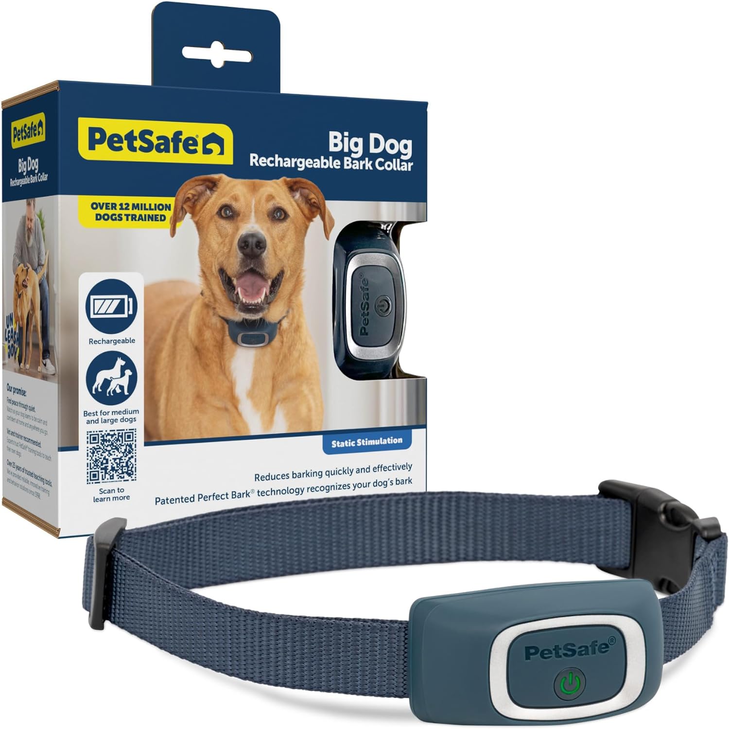 PetSafe Rechargeable Bark Control Collar, Waterproof, Reduce Barking