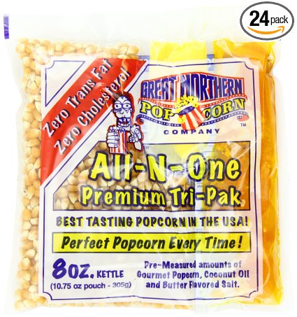 Great Northern Popcorn 8-oz Portion Counts Count of 24