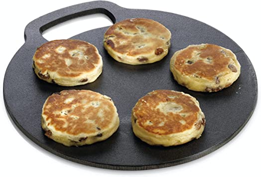 Cast Iron Baking Stone Perfect for Welsh Cakes