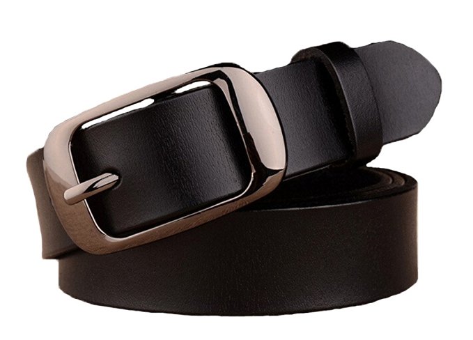 West Leathers Women's Leather Belt 100% Genuine Leather Belts