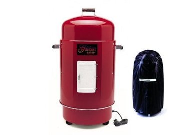 Brinkmann 810-7080-8 Gourmet Electric Smoker and Grill with Vinyl Cover Red Discontinued by Manufacturer