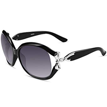 VEGOOS Ladies Polarized Sunglasses UV400 Protection Vintage Designer Oversized Shades for Women Small Face