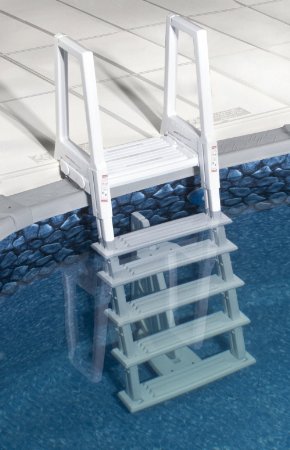 46-56 Inch Confer Above Ground Swimming Pool In-Pool Ladder Deluxe Pool Ladder