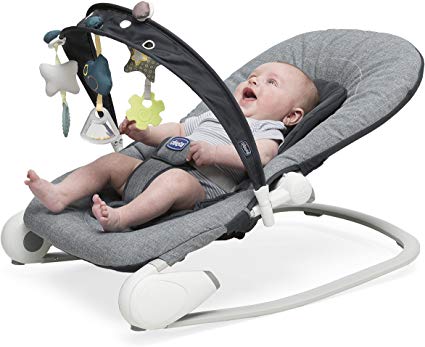 Chicco Hoopla Baby Bouncer - Dark Grey