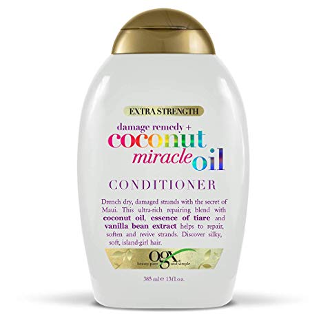 OGX Extra Strength Damage Remedy   Coconut Miracle Oil Conditioner, 13 Ounce