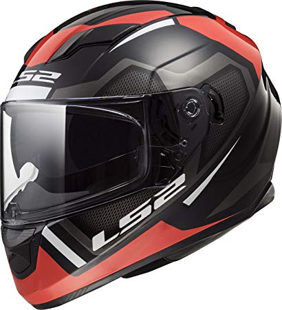 LS2 Helmets Motorcycles & Powersports Helmet's Stream (Axis Red Black, XX-Large)