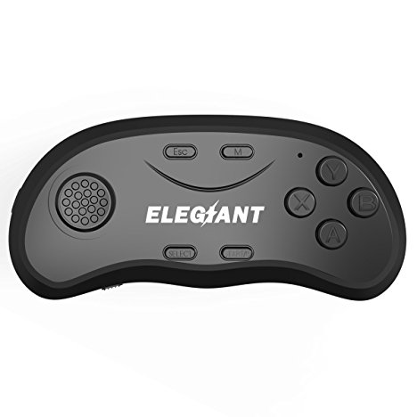 Wireless VR Headset Remote Control, ELEGIANT Wireless Gamepad Remote Controller for 3D VR Glasses, Works with iPhone 7/7Plus/6/6sPlus Samsung S7/S6 Note and Other Smartphones