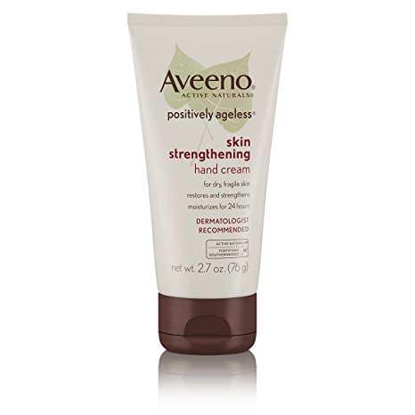 Aveeno Positively Ageless Skin Strengthening Hand Cream For Dry Skin, 2.7 Oz