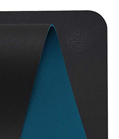 Manduka Begin Yoga Mat – Premium 5mm Thick Yoga Mat with Alignment Stripe. Reversible, Lightweight with Dense Cushioning for Support and Stability in Yoga and Pilates