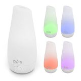 PureSpa Essential Oil Diffuser - Compact Ultrasonic Aromatherapy Diffuser With Ionizer and Color-Changing Light