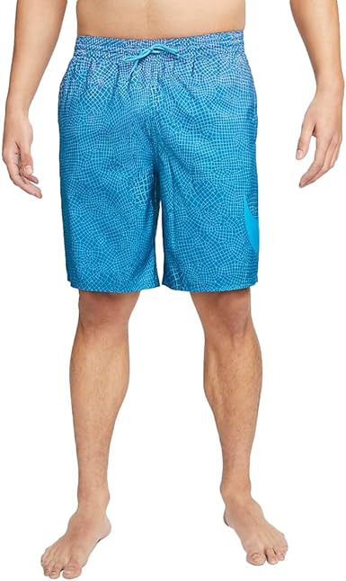 Nike Men's 9" Grid Swoosh Volley Swim Shorts Trunks