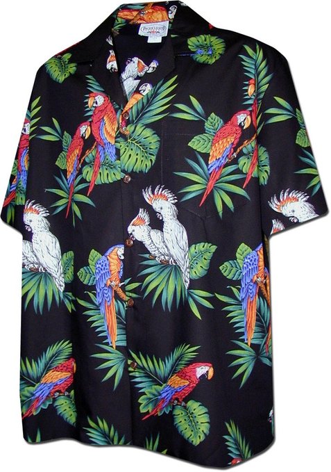 Pacific Legend Parrot Hawaiian Shirt