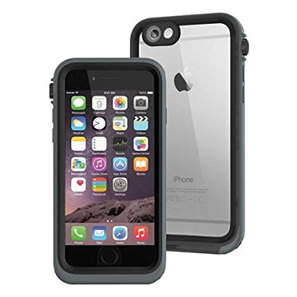 iPhone 6s Waterproof Case ,Maxace IPX68 Water-Resistance Shockproof Dirtproof Snowproof Dustproof Sweatproof Heavy Duty Full Protection Defender Case for Apple 4.7 inch iPhone 6 6S (Grey)