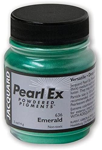 Jacquard Products JPX-1636 Pearl Ex Powdered Pigments, 14g, Emerald