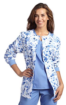 Allure by White Cross Women's Floral Print Warm Up Jacket X-Large Print